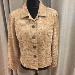 unerr corduroy jacket beigh Large Petite
